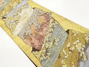 段幕四季文織出し袋帯